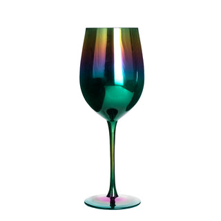 Rainbow Wine Glass