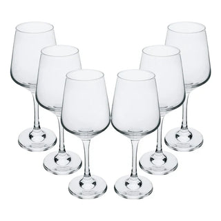 Set of 6 Crystal Glasses - 14.7 oz
