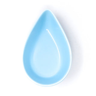 Raindrop Blue Ceramic Dish