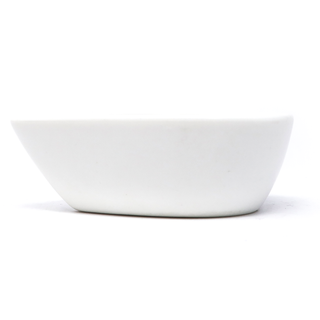 Raindrop White Ceramic Dish