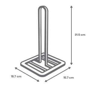 Black Metal Paper Towel Holder
