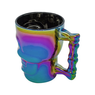 Holographic Skull Mug