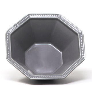 Gray Hexagonal Ceramic Bowl