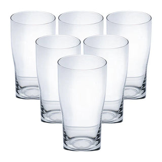 Set of 6 Crystal Glasses - 15.9 oz