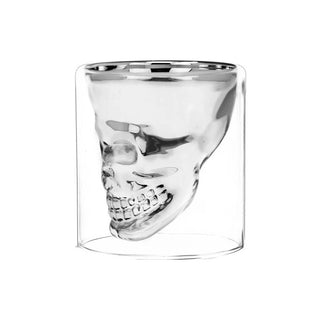 Chrome Skull Crystal Glass