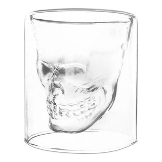 Transparent Skull Crystal Glass