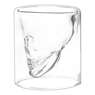 Transparent Skull Crystal Glass