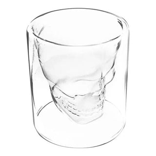 Transparent Skull Crystal Glass