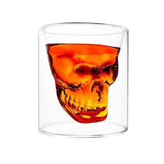 Transparent Skull Crystal Glass