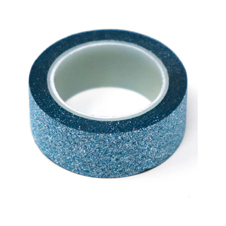 Blue Glitter Tape Roll