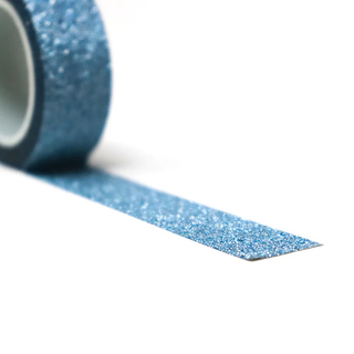 Blue Glitter Tape Roll