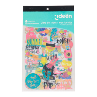 Sticker Book - Translucent Colors