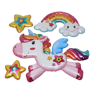 Unicorn Balloon Decorative Wall Sticker