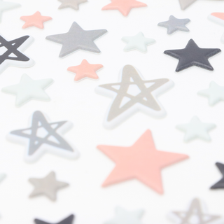 Puffy Star Stickers