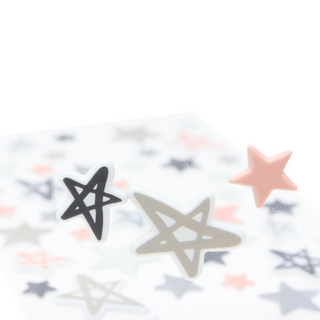 Puffy Star Stickers