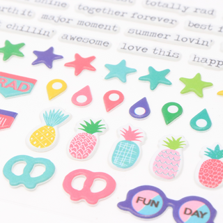 Whimsy Flair Puffy Stickers