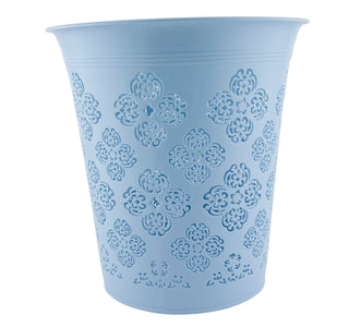 Blue Trash Can