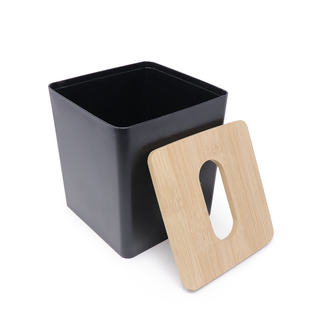 Black Square Tissue Box