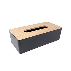 Black Rectangular Tissue Box