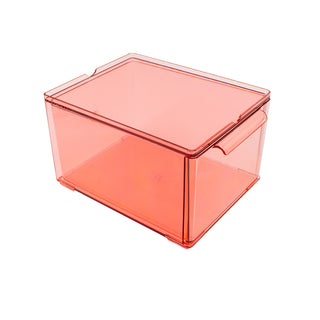 Red Transparent Acrylic Multipurpose Box