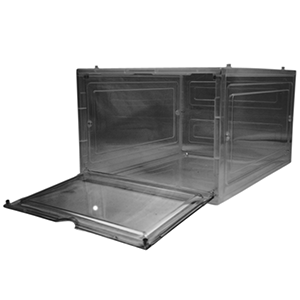 Grey Transparent Shoe Organizer Box