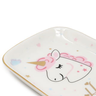 SQUARE UNICORN JEWELRY TRAY