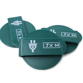 Dark Green Cable Clip