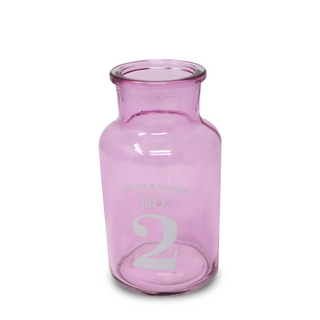 SMALL PINK GLASS VASE