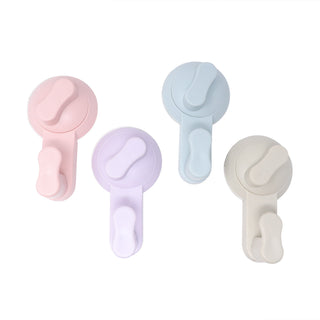 4-Pack Colorful Suction Hooks