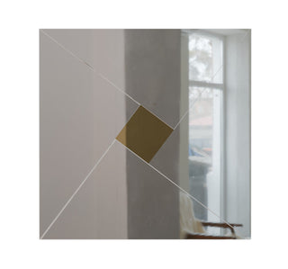 Square Design Wall Sticky Mirror