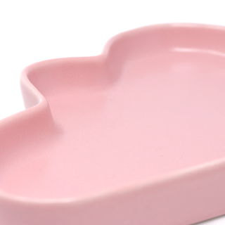 Pink Cloud Ceramic Plate