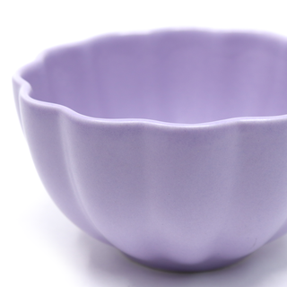 Purple Flower Ceramic Bowl