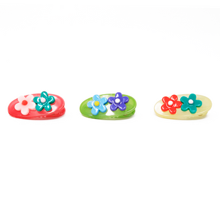 Double Flower Hair Clip