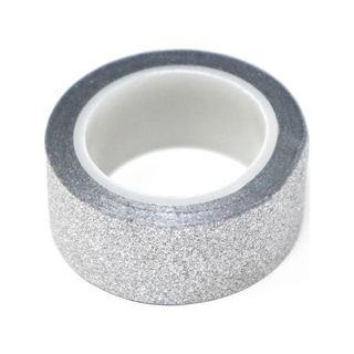 Silver Glitter Tape Roll